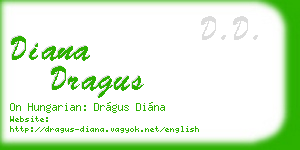 diana dragus business card